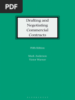 Drafting and Negotiating Commercial Contracts