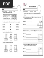 Control - Numeración-Resolución de Problemas N°8 - 2°A-B-C - 2°semestre