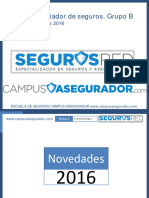 Curso de Mediador de Seguros GRUPO B - Módulo I - Tema 1. Novedades 2016