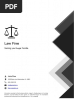 Law Firm Business Plan Example