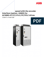 Safely-Limited Speed With The Encoder Interface (Option +Q965) For ACS880-07/17/17LC/37/37LC Drives