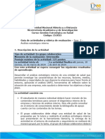 Guia de Actividades y Rúbrica de Evaluación - Unidad 2 - Fase 3 - Analisis Estratégico Interno