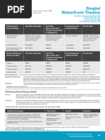 Singtel Waterfront Theatre at Esplanade Rental Rates 2023