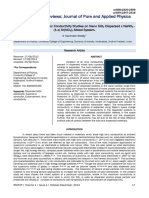 2013 Characterization and Ionic Conductivity Studies On Nano SiO2 Dispersed X NaNO3 - 1-x) SR (NO3) 2 Mixed System