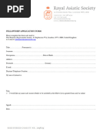 RAS Application Form