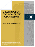 Specification For Concrete Patch Repair