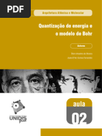 Quantização de Energia e Modelo de Bohr