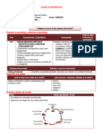 SESIÓN DE APRENDIZAJE Cadena Alimenticia