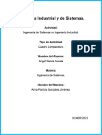 Cuadro Comparativo Sobre La Ingeniería de Sistemas Versus Ingeniería Industrial.