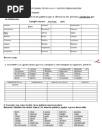 Ejercicios de Acentuación - Est 41