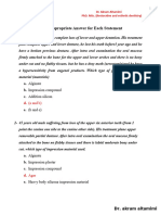 Dental Material MCQ DR Akram Altamimi - Watermark