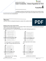 Coordinate Geometry, Linear Equation in Two Variables TB