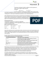 9th STD Polynomials Text .Book - 2021 Vol 1