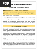 ENGG1300 - Dynamics Lab Handout