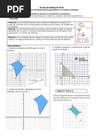 FICHA DE TRABAJO #30 Transformaciones