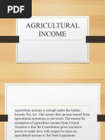 Agricultural Incomeppt