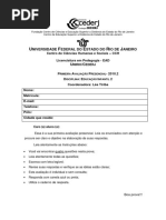 Gabarito AP1 Educação Infantil 2 2010.2