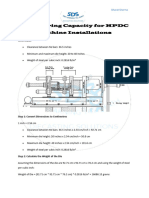 The Bearing Capacity For HPDC Machine Installations