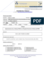 Implementación de Un Sistema de Archivo y Comunicación de Imagen (PACS) en El Hospital Central "LNS" de La Policía Nacional Del Perú