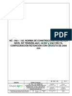 NC Ra1 103 Configuracion Retencion Con Cruceta de 2400 MM