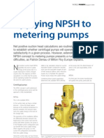 Applying NPSH To Metering Pumps