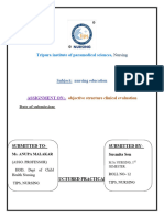 Assignment On OSCE Checklist