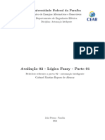 Relatório Automação Inteligente Prova 02 Parte 1