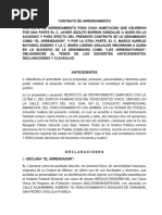 Contrato de de Arrendamiento Lorena Grajales