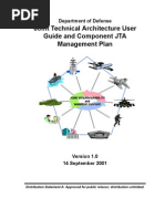 Joint Technical Architecture User Guide and Component JTA Management Plan