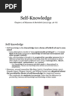 Self Knowledge