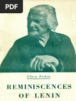 Clara Zetkin Remembrances of Lenin Riaz Orig