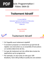 3-Traitement Itératif