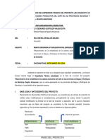 Informe de Actualizacion Del Expediente Tecnico