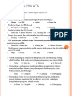 Latihan Soal Pra UTS Borland C++