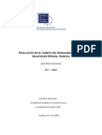 Instituto de Estudios Europeos - Evolución en El Ámbito Del Pensamiento de Las Relaciones España-Europa