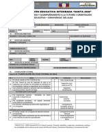 Ficha de Monitoreo de Tutoria