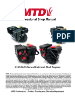 MTD 61 65 70 Series Horizontal Shaft Engines