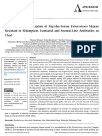 Genotypic Characterization of Mycobacterium Tuberculosis Strains Resistant To Rifampicin Isoniazid and Second Line Antibiotics in Chad