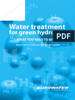 White Paper - Water Treatment For Hydrogen - EUROWATER