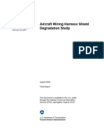 Aircraft Wiring Harness Shield Degradation