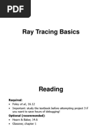 08 Raytracing Basics