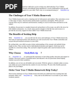 Homework Year 5 Maths