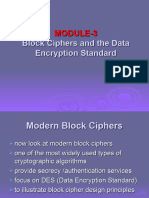 Block Ciphers and The Data Encryption Standard