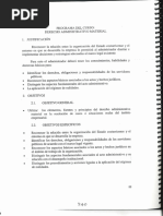 Derecho Administrativo Material-Programa