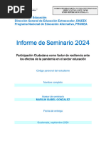 Seminario para 5to.