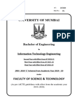 Information Technology Engineering Syllabus Sem IV Mumbai University