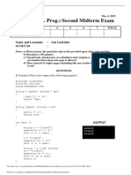 CS204 Spring2019 Midterm2 Solutions PDF