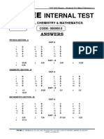 Jee Main - Answer Key