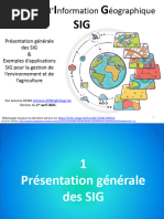 Présentation Des SIG Environnement Et Agriculture