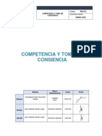 PM-CTC Competencia y Toma de Conciencia